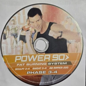Power 90: Fat Burning System Phase 3-4 by Tony Horton (DVD) **DISC ONLY** - Picture 1 of 1