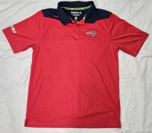 Reebok NHL Washington Capitals Polo Shirt Center Ice Collection Men's Medium - Picture 1 of 17