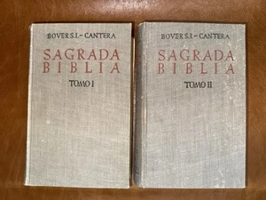 Sagrada Biblia BOVER-CANTERA 1ra Edición De 1947, 2 Tomos, B.A.C. - Imagen 1 de 15