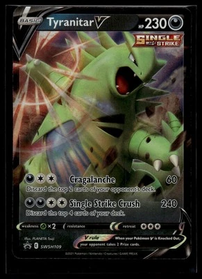SWSH: Sword & Shield Promo Cards #SWSH109 Tyranitar V - Image 1 of 2