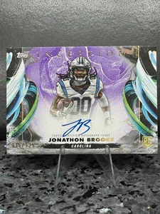 2024 Topps Inception Jonathon Brooks Autograph Purple 16/125 Auto Rookie Card - Picture 1 of 7