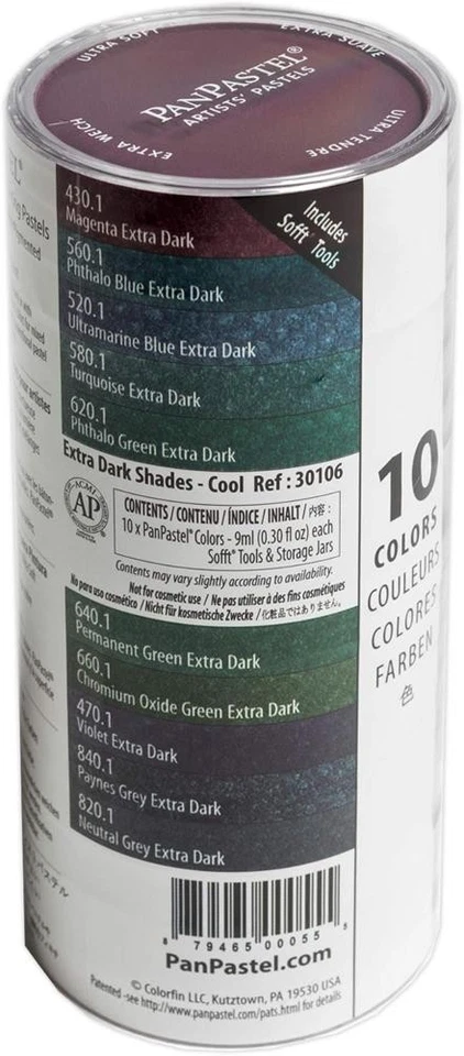 Extra Dark Shades Cool Painting Pastels - image 1 of 4