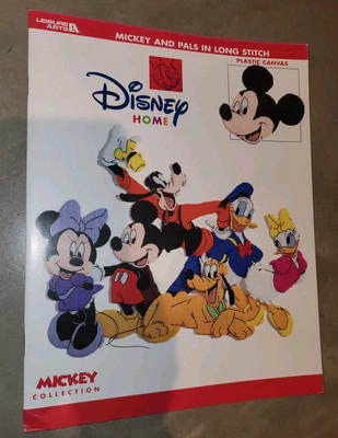 Leisure Arts Disney Home Mickey Collection & Pals in Long Stitch Plastic Canvas - Image 1 of 4