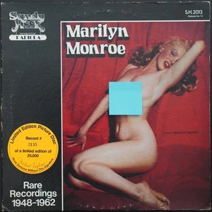 Marilyn Monroe – Rare Recordings 1948-1962 PICTURE DISC - VOCAL POP Vinyl EX - Picture 1 of 4