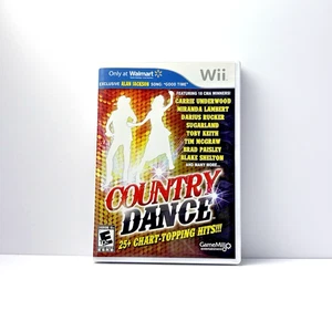 Country Dance Nintendo Wii ottime condizioni come nuovo disco CIB completo testato spedizione gratuita - Foto 1 di 5