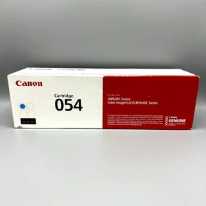 Canon 054 Cyan Toner Cartridge (3023C001) – New, OEM – 1200-Page Yield - Picture 1 of 4