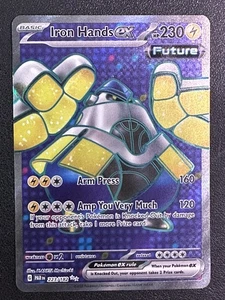 Iron Hands ex Ultra Rare SV04: Paradox Rift 223/182 NM Pokemon TCG - Picture 1 of 2