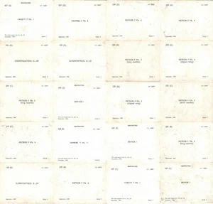 20 x Aircraft Recognition Cards From 1949 & 1953 A.P. 4280T - Picture 1 of 21