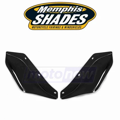 Memphis Shades Side Deflectors for 1996-2009 Harley Davidson FLHT Electra fw - Image 1 of 4