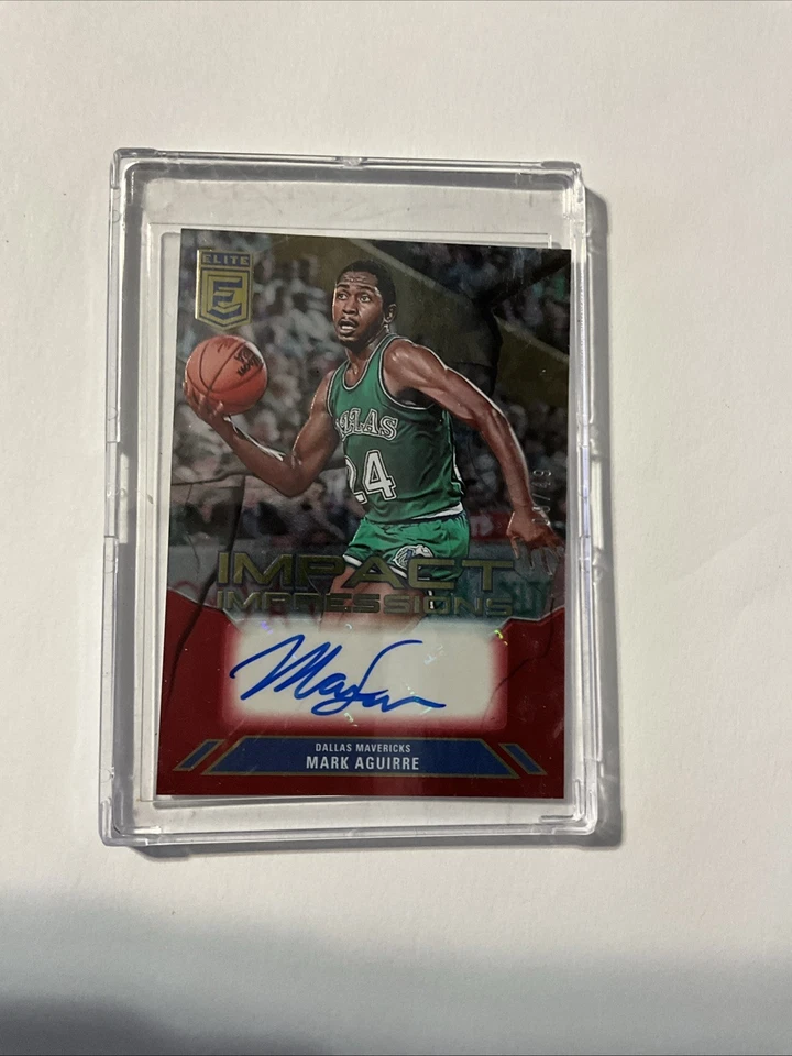 2023-24 Donruss Elite - Impact Impressions Mark Aguirre #II-MAD Red /49 (AU) - Image 1 of 1