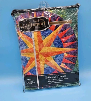 Quiltsmart Mariner's Compass Pattern  Printed Interfacing &Instructions - Image 1 of 4