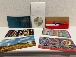 RARE Vintage 1996 Apple PowerBook 1400c cs Lid Inserts Book Covers Partial Set 6 - Picture 1 of 4