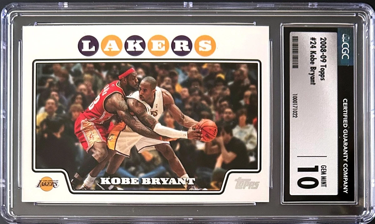 Topps Kobe Bryant Basketball 2008-09 Season Sports Trading Cards