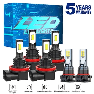 For Chrysler Town & Country 2010-2016 6Pcs Combo LED Headlight Fog Light Bulbs - Bild 1 von 13