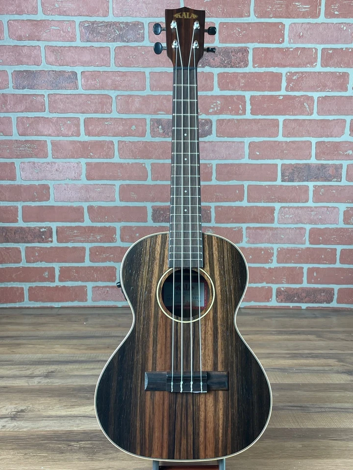 Kala Striped Ebony Tenor Ukulele (w/ EQ) - Image 1 of 4