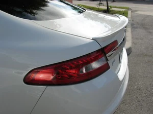 2009-13 Jaguar XF Flush Mount Trunk Lip Spoiler Made USA FRP Primer Tape on - Picture 1 of 9