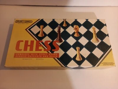 Vintage 1970s Spears Chess Set Original Board Game - image 1 of 4