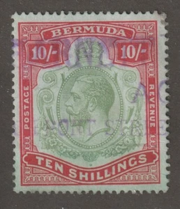 Bermuda 1910 #53 King George V - F/VF Used - Picture 1 of 2
