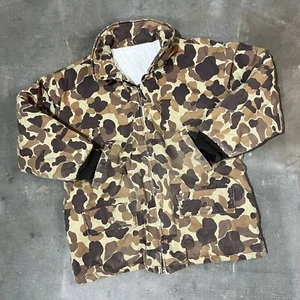 Vintage Duck Camo Gamehide Jagd Parka Jacke Wende Streetwear XL - Bild 1 von 10