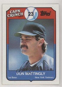 1989 Topps Cap'n Crunch Food Issue Don Mattingly #8