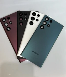 Genuine💯Samsung Galaxy S22 ULTRA 5G Rear Cover Glass Battery Back inc Lens S908 - Picture 1 of 3