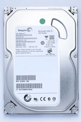 Seagate Barracuda 320GB SATA Desktop Hard Drive Model ST3320418AS P/N 9SL14C-021 - Image 1 of 2