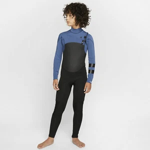 Kid's Hurley Advantage Plus 3/2 mm Wetsuit BV5241-408 Fullsuit Blue Black - Picture 1 of 6