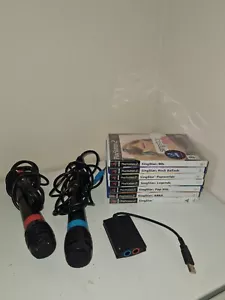 Singstar PS2 Karaoke PlayStation 2 Bundle with Sony Microphones With 7 Games - Picture 1 of 14