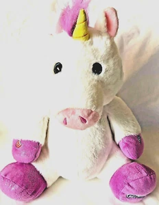 Cloud Pets 12" Plush Unicorn White Purple Plays Sends Messages - Picture 1 of 8