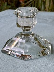 HEISEY OLD WILLIAMSBURG ERSATZ CANDLEABRA KERZENHALTER NUR BASIS - Bild 1 von 7