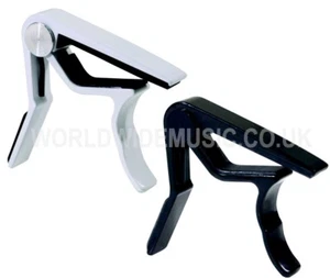 Full Metal Capo for Electric or Acoustic Guitars. Choice of Black or White - Picture 1 of 6