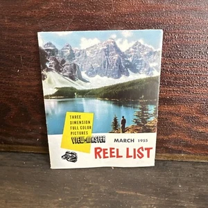View-Master Vintage March 1955 Reel List - Bild 1 von 12