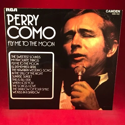 PERRY COMO Fly Me To The Moon 1974 UK VINYL LP Hawaiian Wedding Song Sunrise - Image 1 of 4