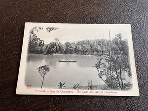 Photo PC Mexico City Canoeing at Castle on Lake Chapultepec Guillermo Kahlo 1910 - Picture 1 of 2