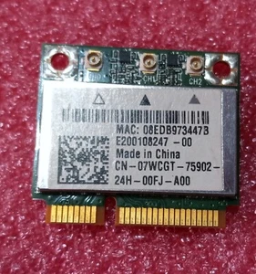 Tarjeta LAN inalámbrica Dell Alieneare Killer 1103 7WCGT Qualcomm Atheros - Imagen 1 de 2