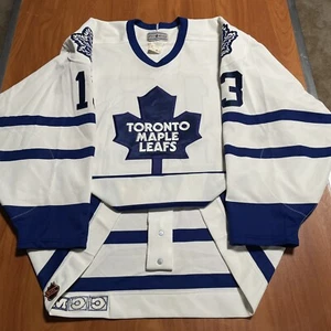 Signed CCM Authentic Mats Sundin Toronto Maple Leafs NHL Jersey Vintage White 52 - Picture 1 of 10
