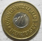 Town of Westfield (New Jersey) parking token - NJ3950B