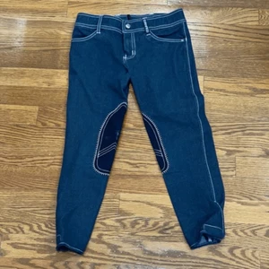 Romfh Denim Breeches in Blue | 12 - Picture 1 of 4