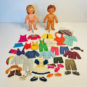 Vintage 1993 Dress Up Twins Jigsaw Toy Factory RARE - Picture 1 of 10