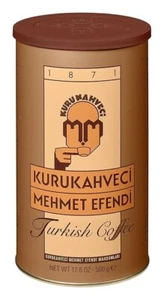 KURUKAHVECI MEHMET EFENDI Turkish Coffee, Arabica Beans, Roasted Ground - Picture 1 of 5