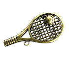  Vintage Wisiorek na klucze Rakiety tenisowe Modne breloki Dekoracja
