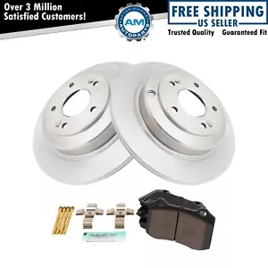 Rear Brake Pad & Rotor Kit Fits 2010-2013 Hyundai Genesis Coupe - Picture 1 of 8