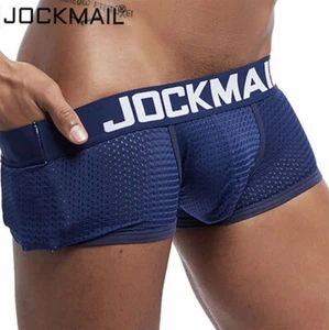 JOCKMAIL Herren Sexy Mesh Atmungsaktiv Boxershorts Unterwäsche Unterhose Höschen~~ - Bild 1 von 13