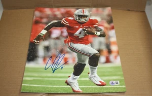 FOTO 11x14 firmada por Ohio State Buckeyes Curtis Samuel campeón nacional beckett - Imagen 1 de 1
