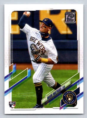 2021 Topps #421 Mark Mathias RC (ref 198949) - Image 1 of 2