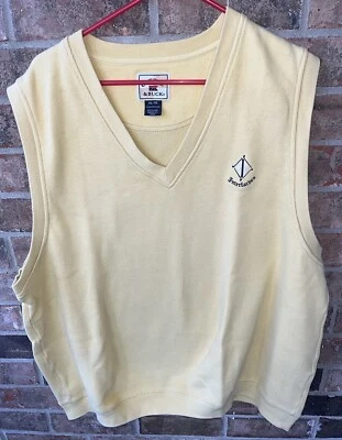 XXL 2000’s Cutter & Buck Interlachen Golf Course Deep V Neck Knit Sweater  - Image 1 of 4