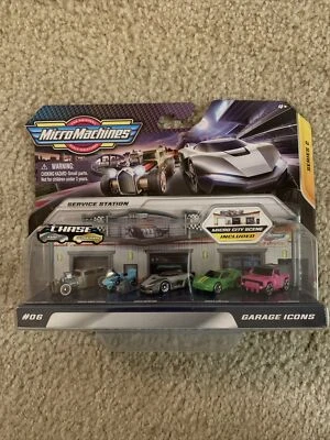 THE ORIGINAL MICRO MACHINES 2021 SERIES 2 SERVICE STATION GARAGE ICONS IN HAND - Image 1 of 4