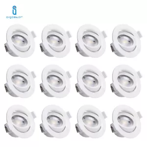 FARETTO LED ORIENTABILE DA INCASSO 5W 4000K BIANCO NATURALE 12 PEZZI - Foto 1 di 5