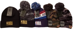 NWT Authentic NBA brand Winter Knit Caps, various to choose from - Picture 1 of 22