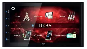 JVC KW-M27DBT Doppel-DIN MP3-Autoradio Touchscreen DAB Bluetooth USB AUX-IN - Bild 1 von 1